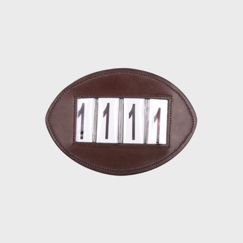 QHP | Porte numéro basic - Brun