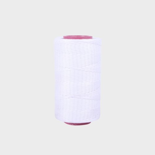 QHP | Fil de tressage ciré - Blanc