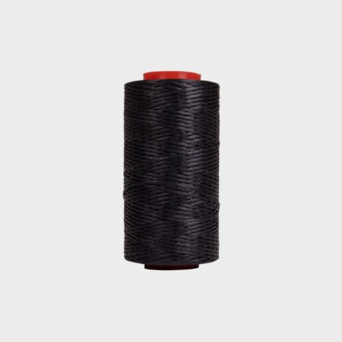 QHP | Fil de tressage ciré - Noir
